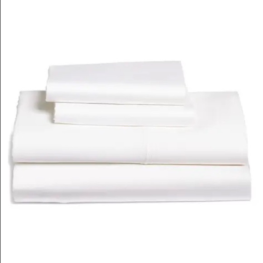 Cotton Tencel Lyocell Flat Sheet By Nordstrom in White